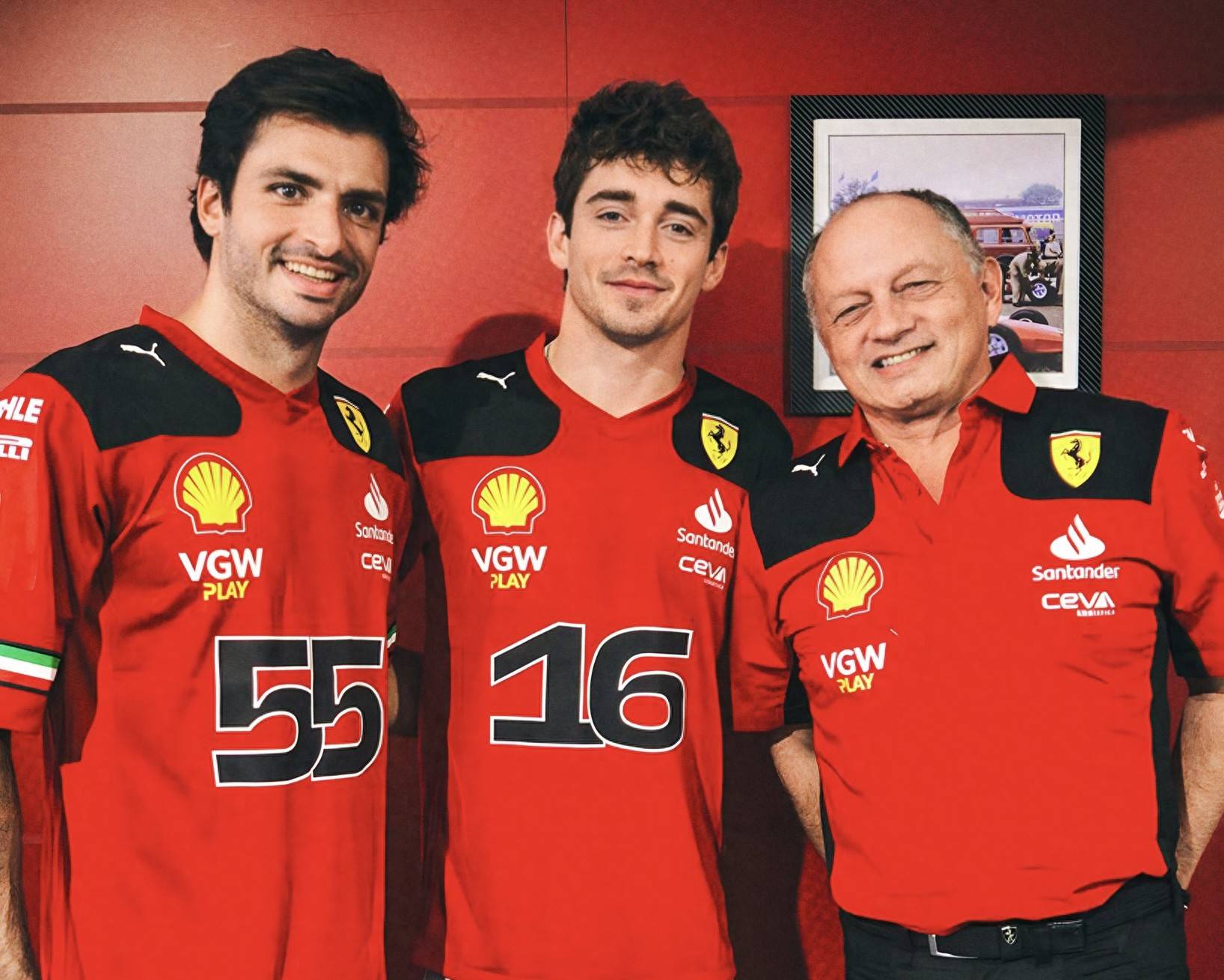 包含法拉利横扫梅赛德斯，塞恩斯状态火热的词条